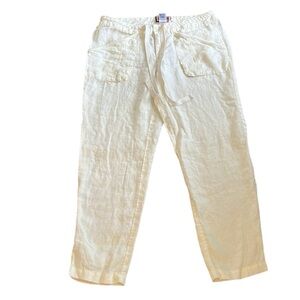 Juicy Couture White Linen Pants Size 6